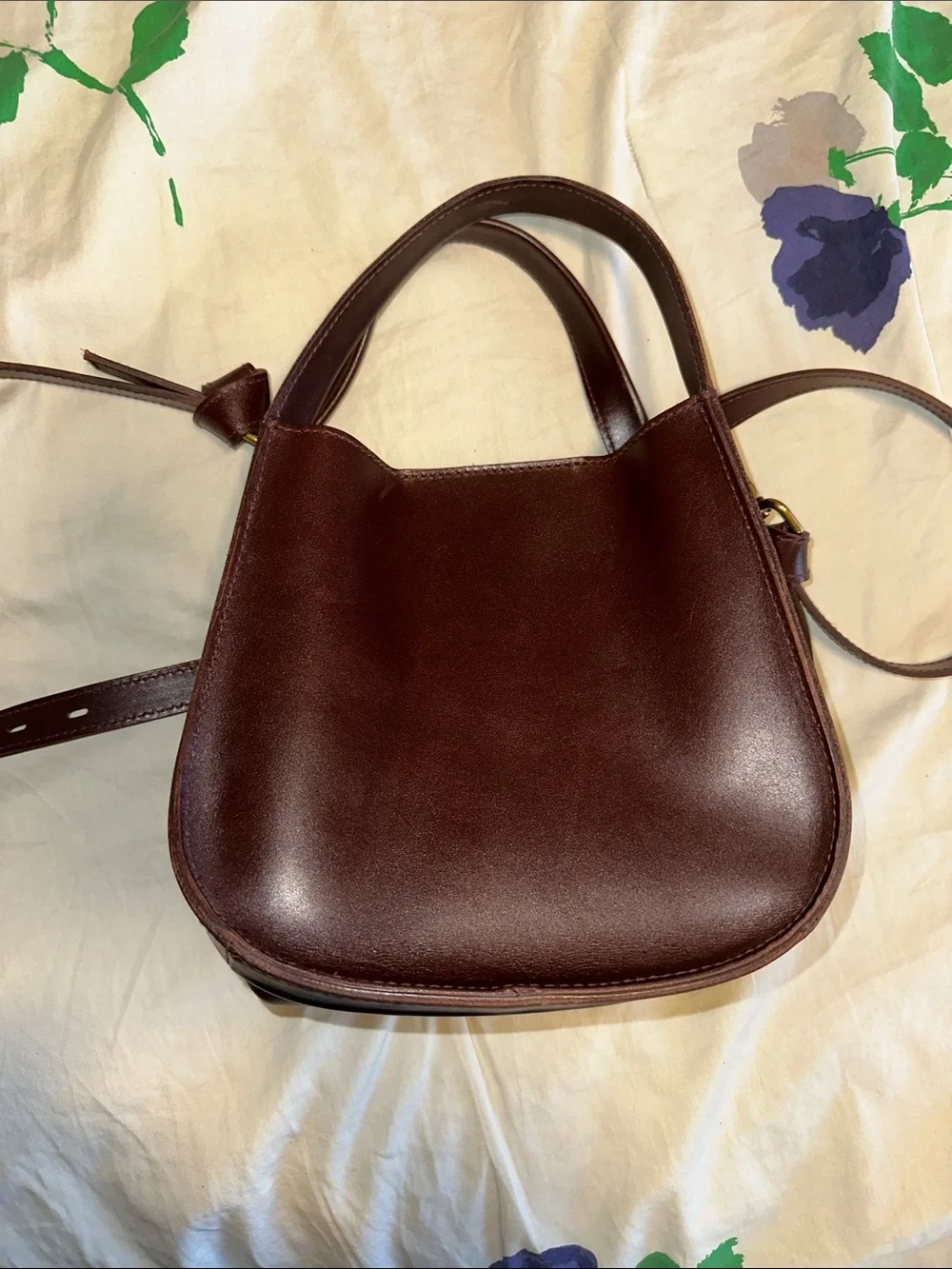 Madewell Dark Brown Leather Shoulder Bag