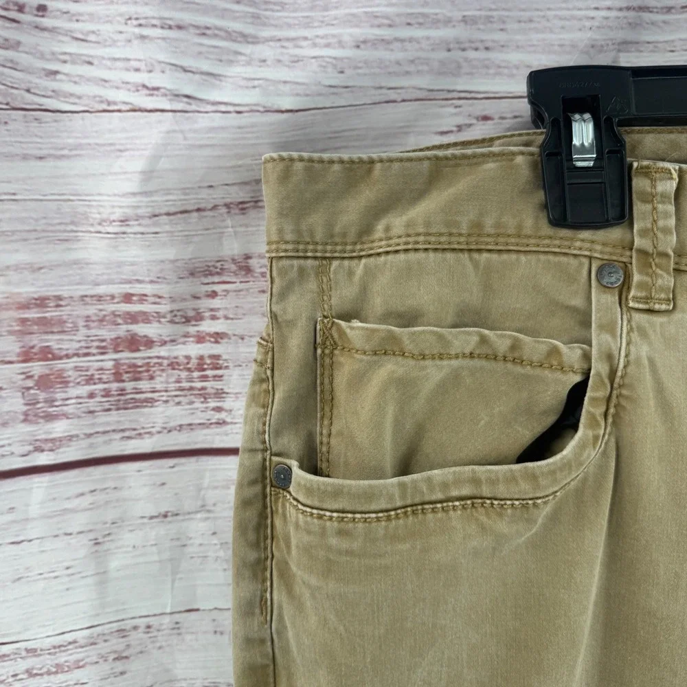 Tommy Bahama Boracay 5-Pocket Pants Mens 42x30 Khaki Tan Cotton Tencel Stretch