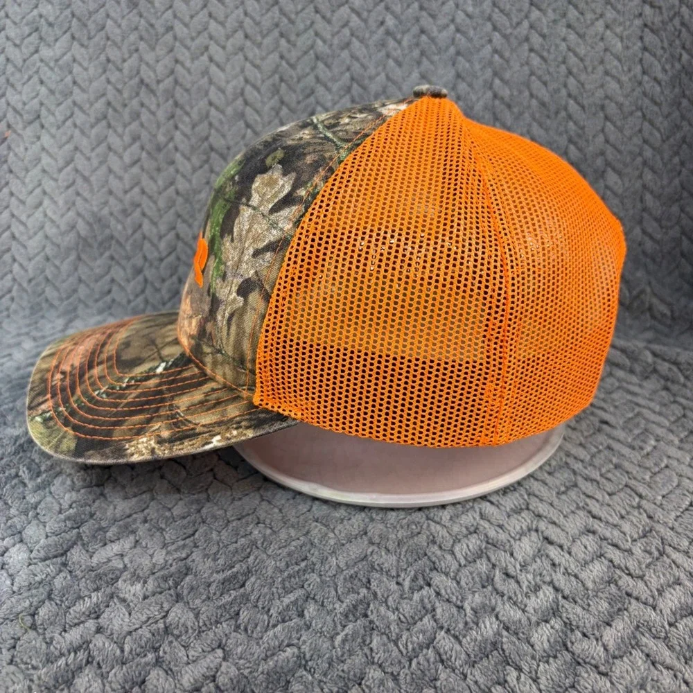 Outdoor Cap TORQ Camo Blaze Orange Mesh Trucker Hat Snapback Hunting Cap 0567