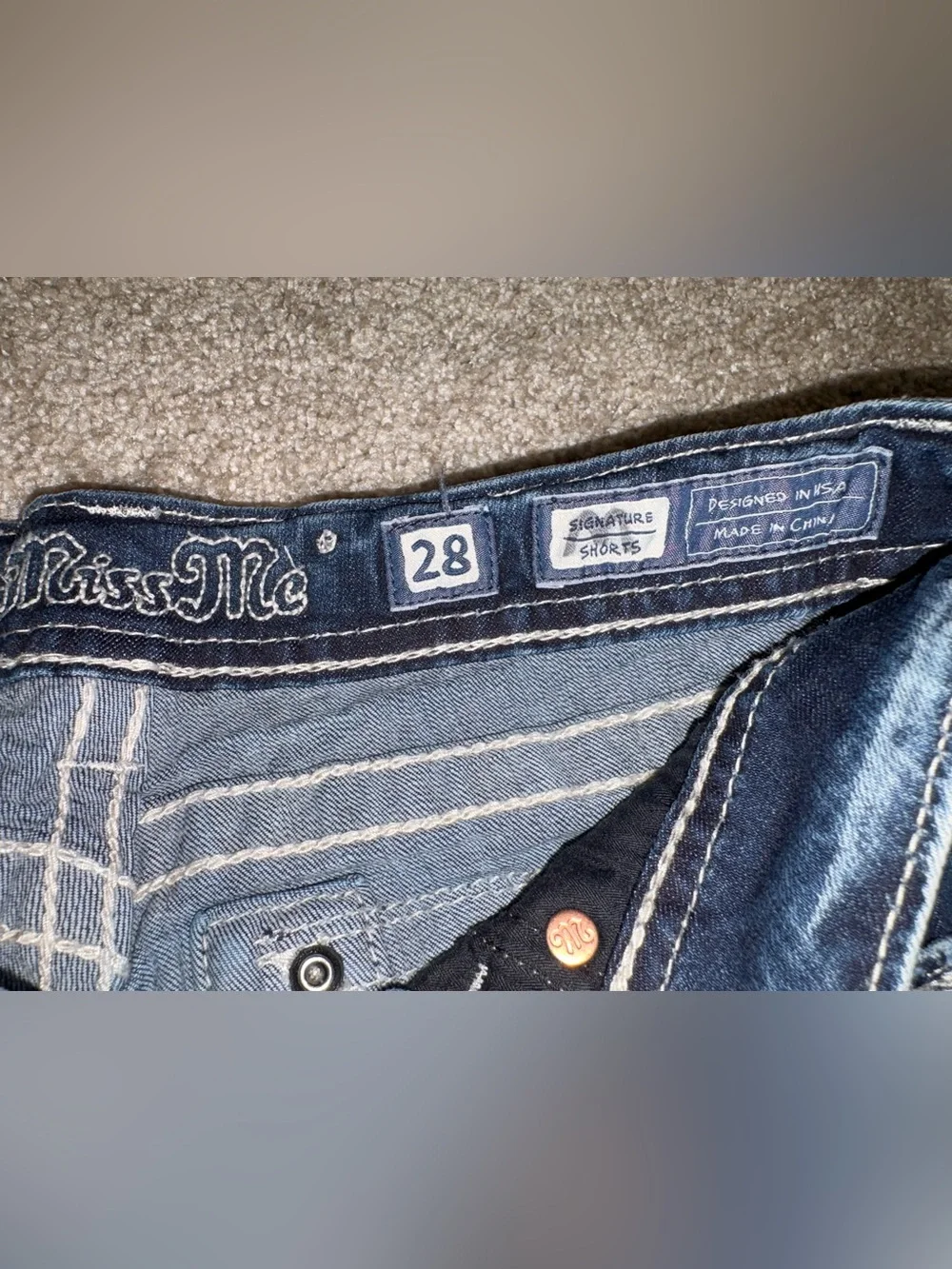 Miss Me classic denim