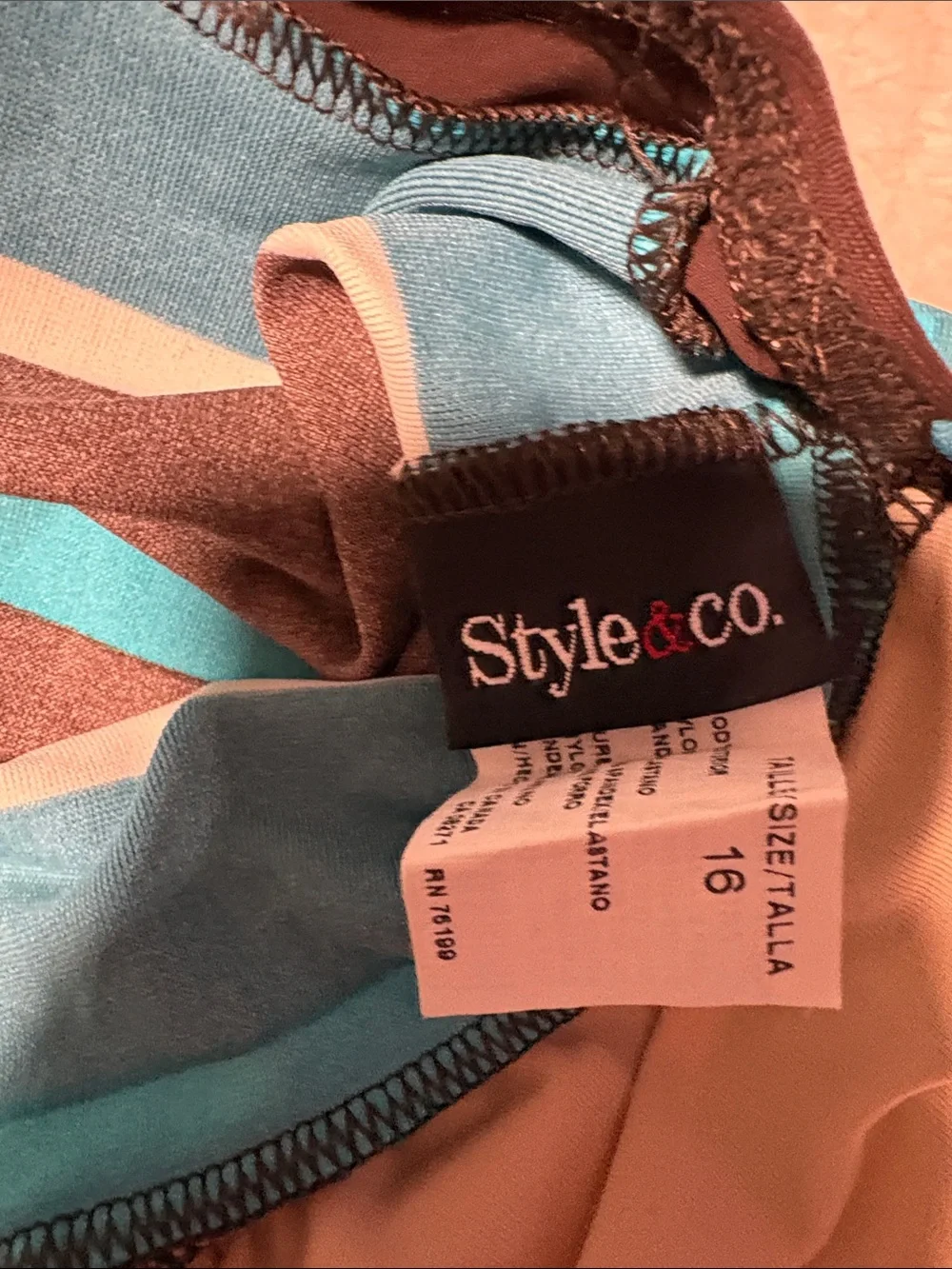 Style & Co. swim piece