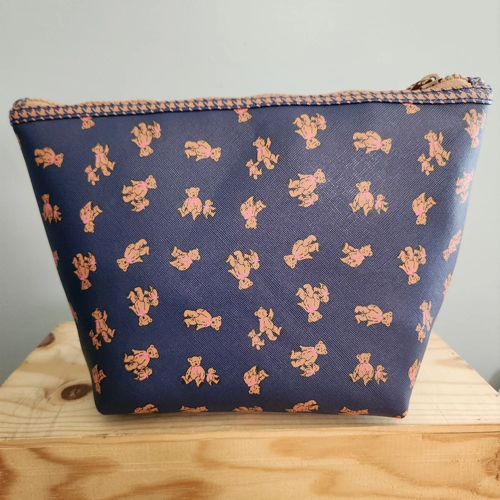 Dwell Studio navy pouch