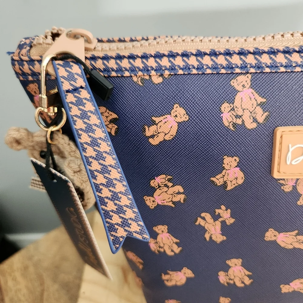 Dwell Studio navy pouch