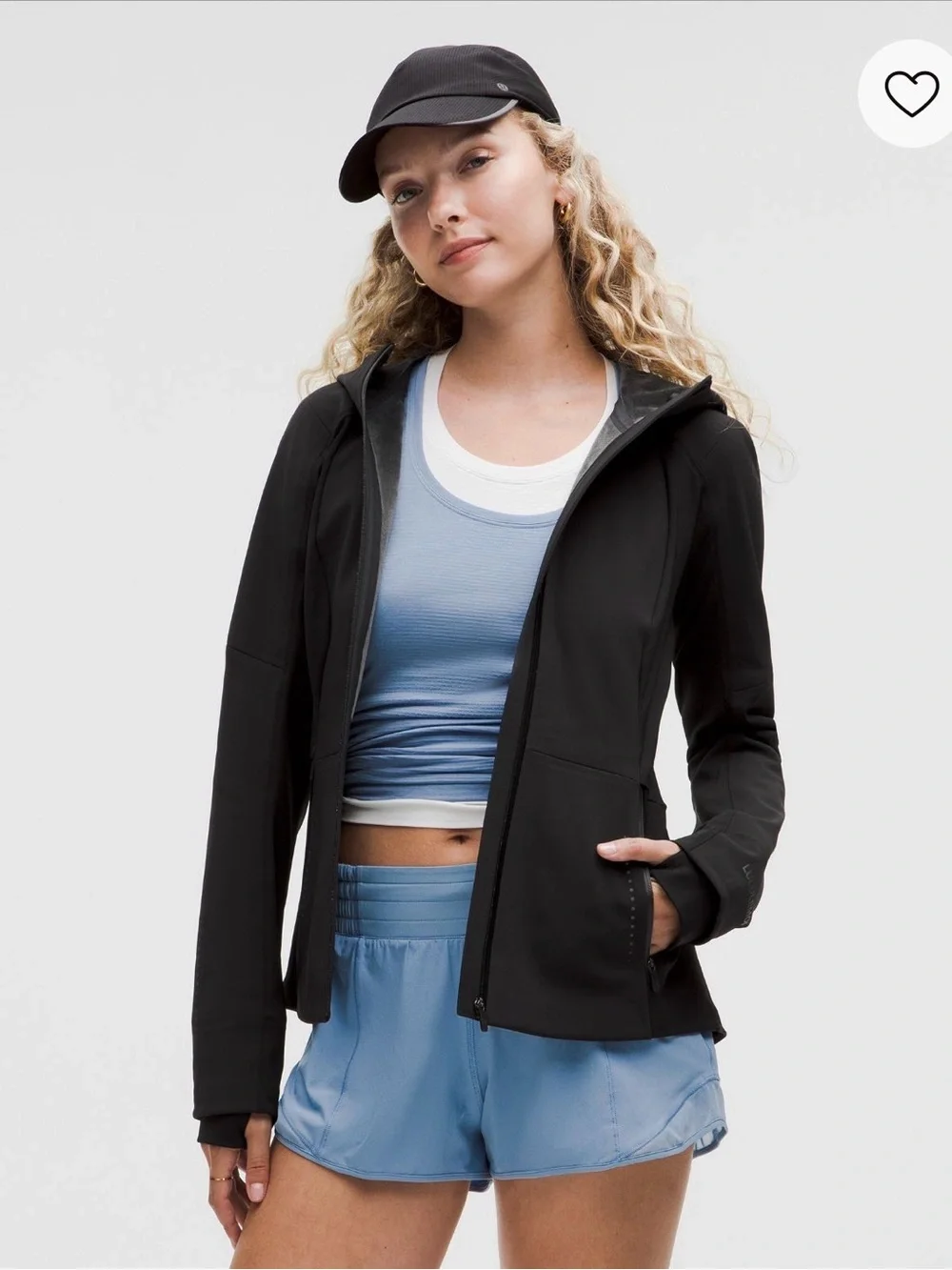 lululemon athletica Cross Chill Performance Jacket, black, size medium