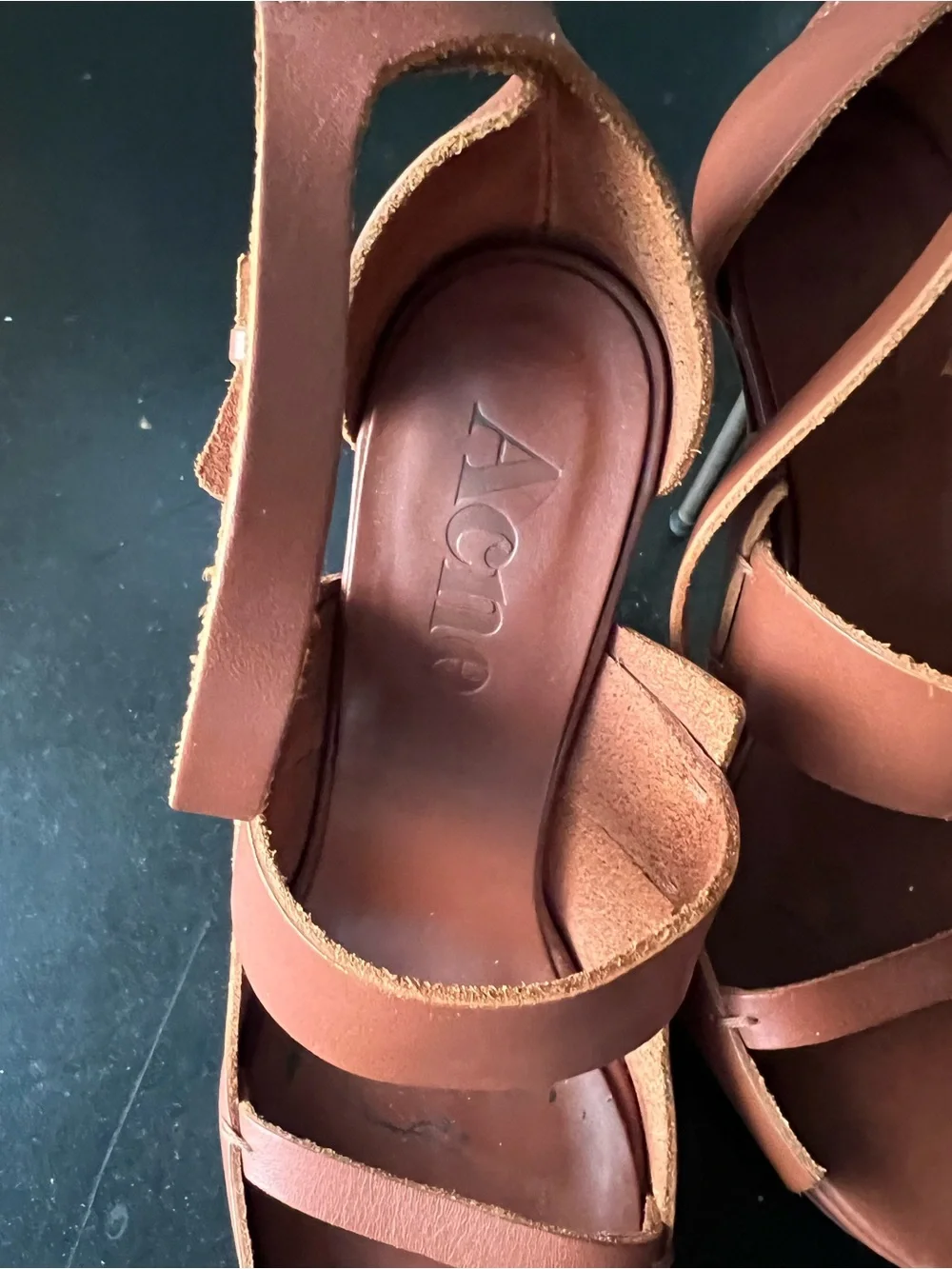 Acne Studios sculpted leather