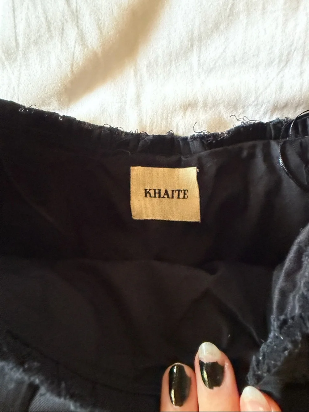 KHAITE shorts raw