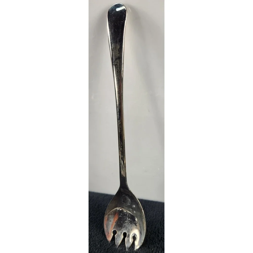 Vintage Williams Serving Spoon Spork Salad Server / Pasta Silverplated Italy