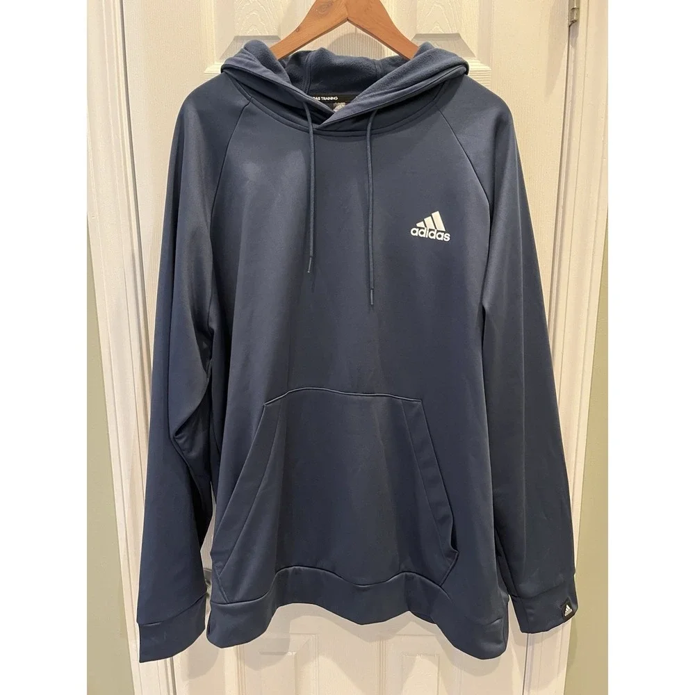 Adidas Designed‎ For Training Aeroready Hoodie Mens 2XL Navy Athleisure Sports