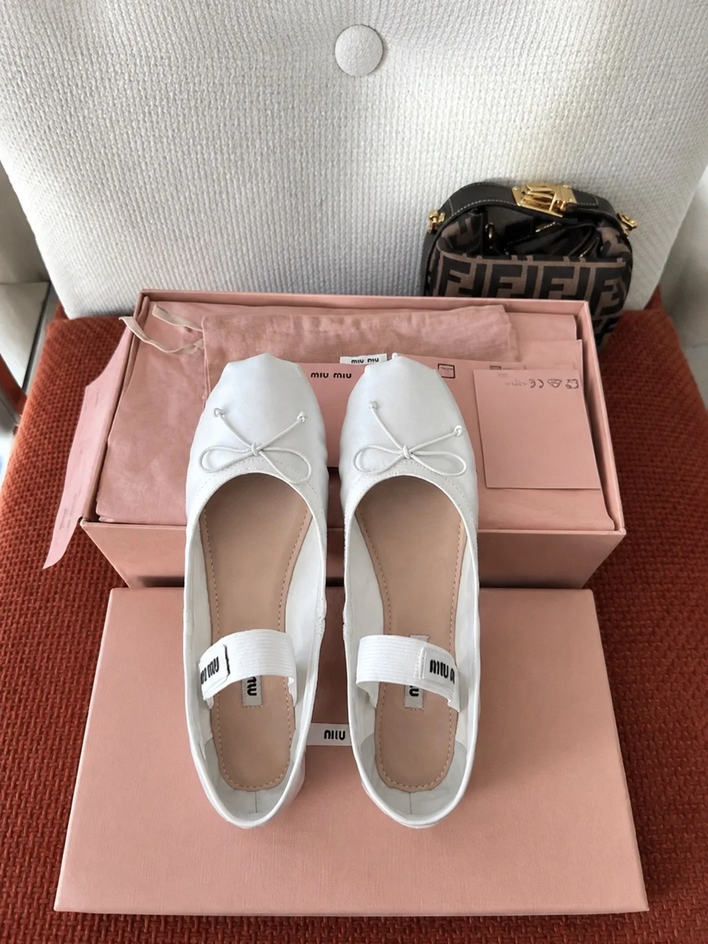 Miu Miu stylish white