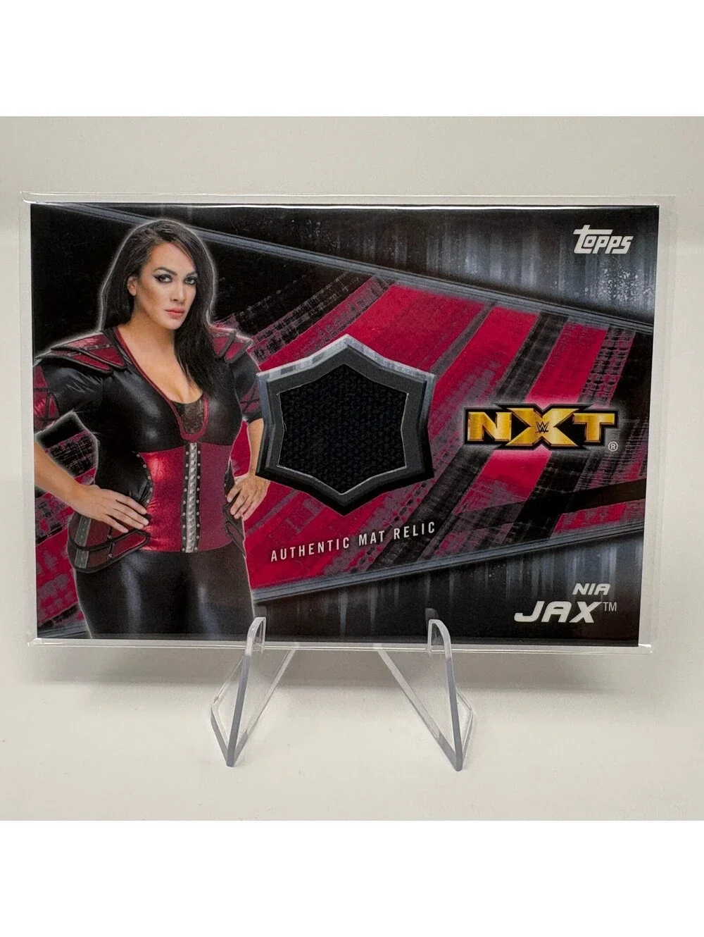 2017 Topps WWE Women's Division - Nia Jax - NXT Belfast Ireland Mat Relic /25