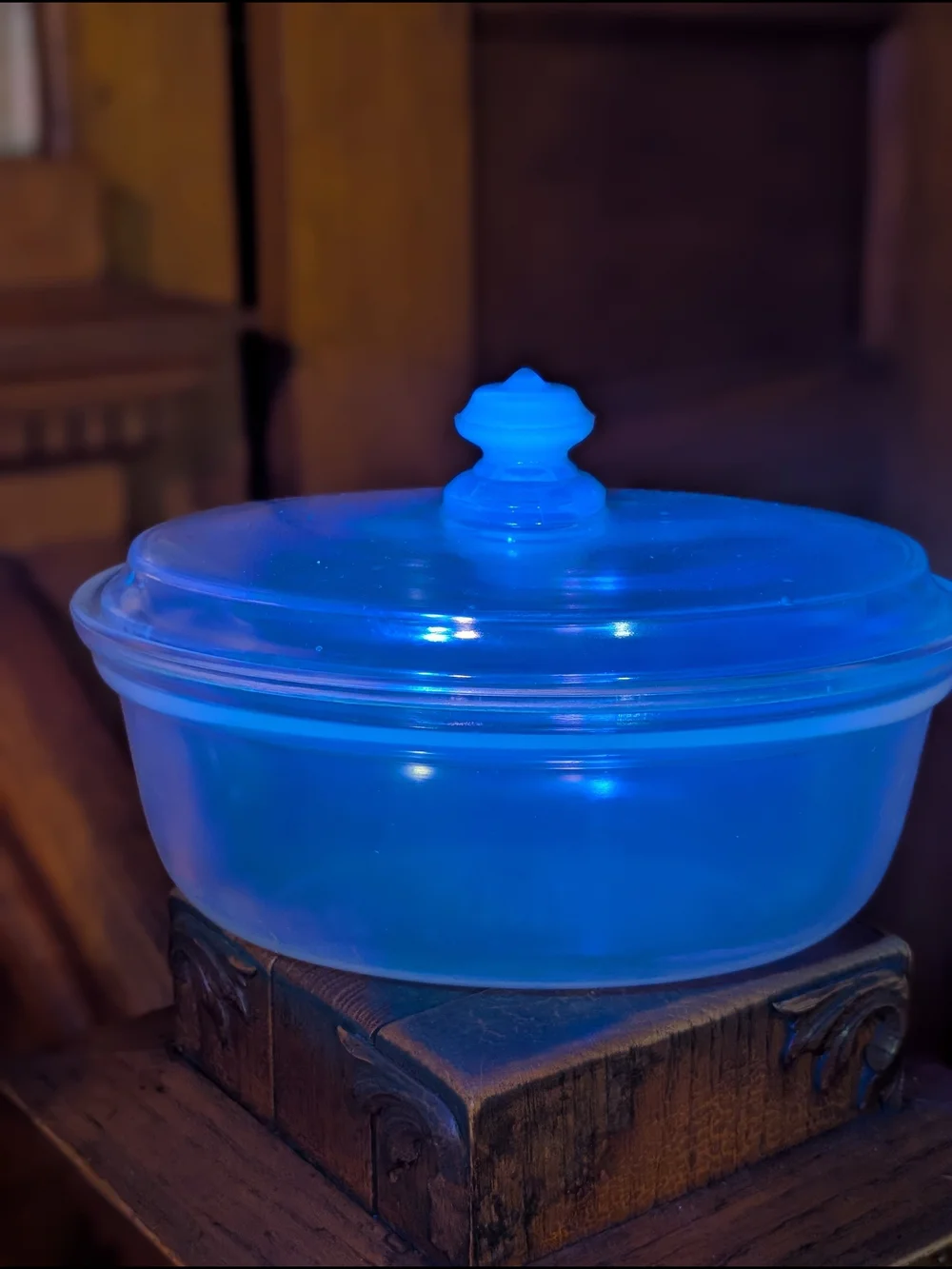 Frye frosted glass