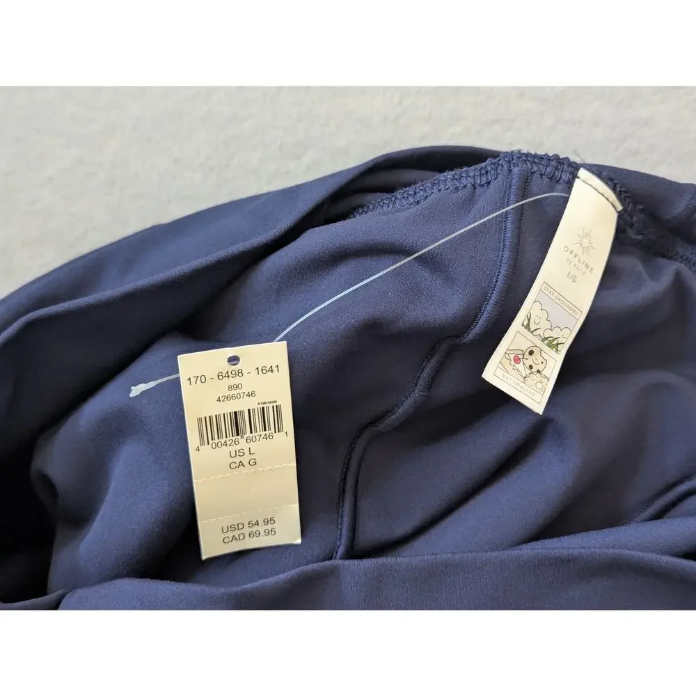 NWT Aerie OFFLINE Real Me Bubble Skort Royal Navy Blue Size L