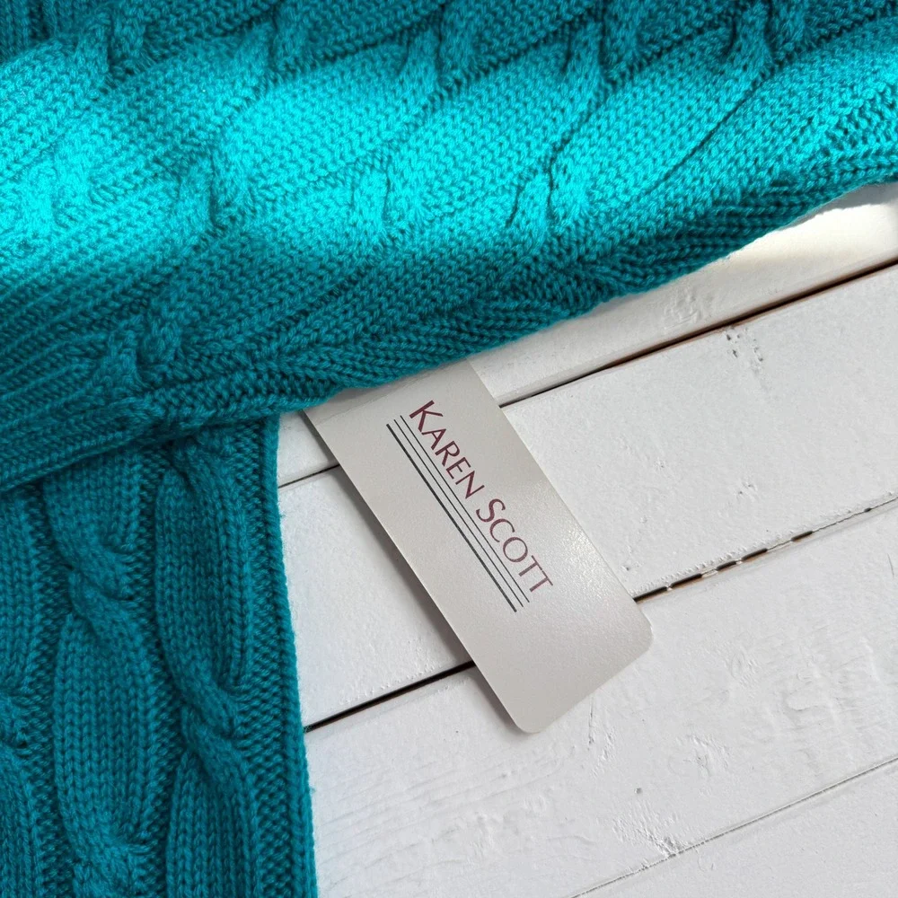 Karen Scott classic teal