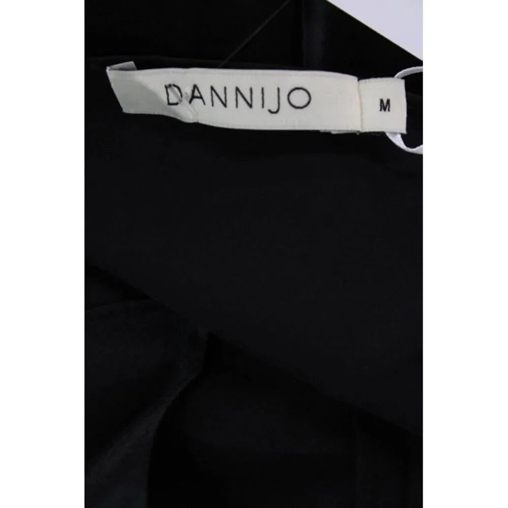 DANNIJO Womens Midi Slip Dress - Noir Size M