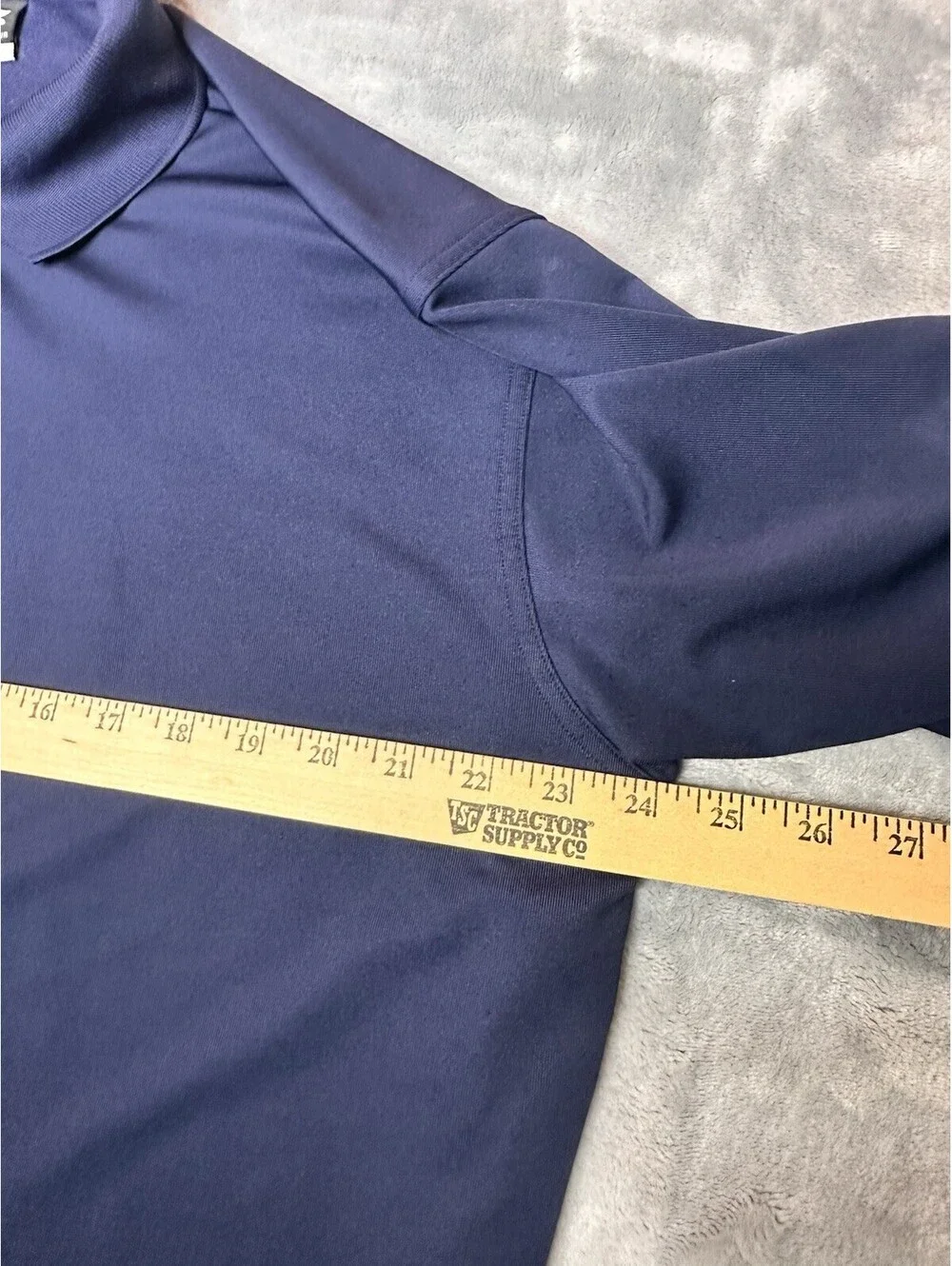 Secret Service Under Armour Polo Shirt Large Blue Shirt