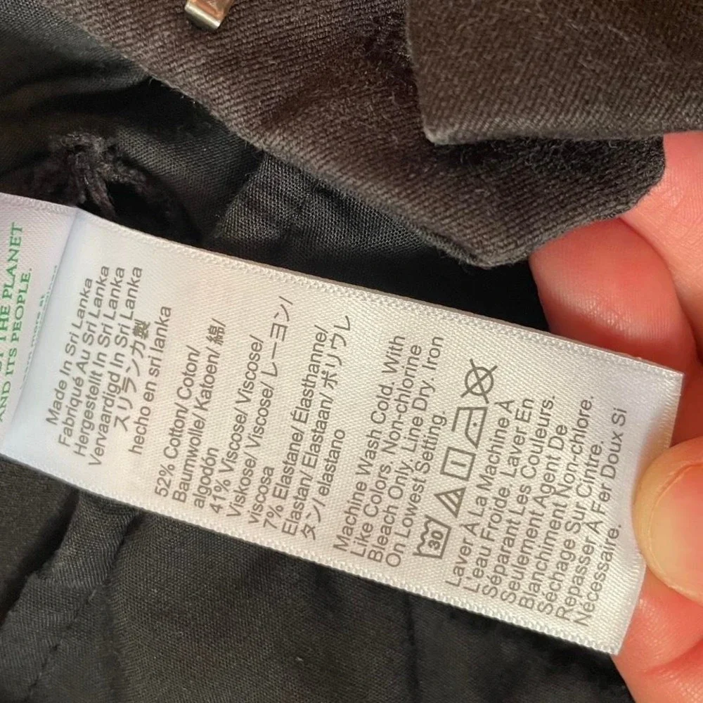 J. Crew Factory black straight