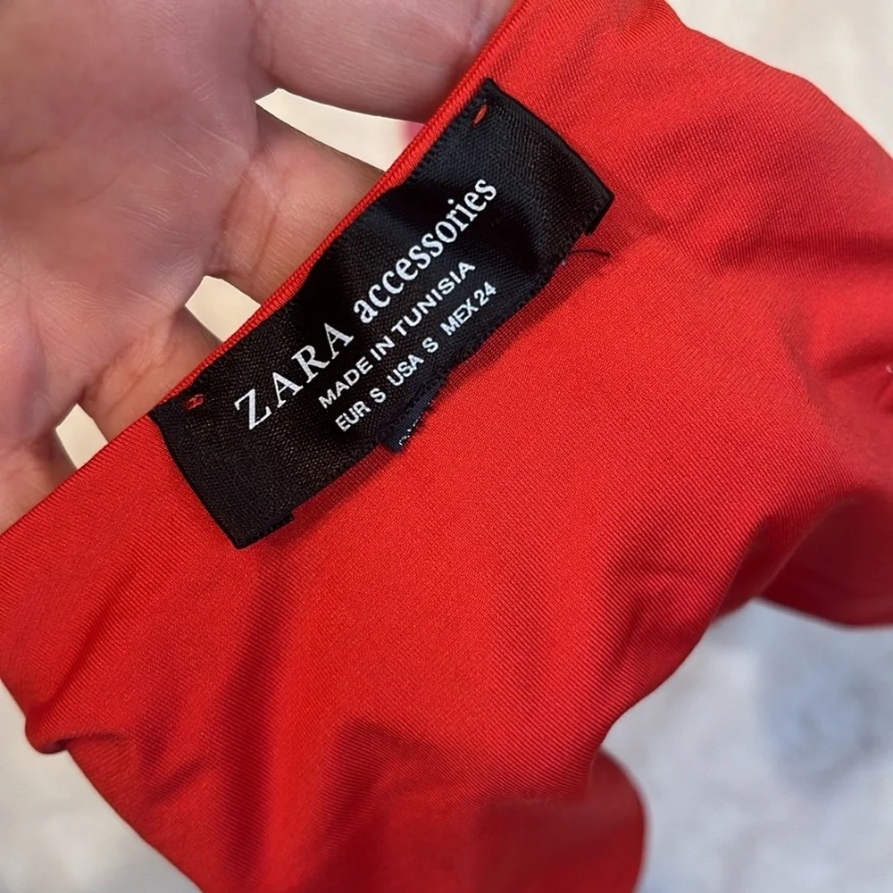 ZARA pink and‎ red cutout one piece swimsuit bikini size S