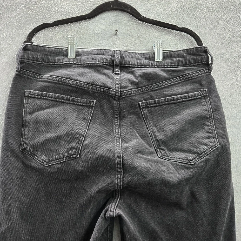 Old Navy Women‎ Jeans 14 Black Denim Flare 30