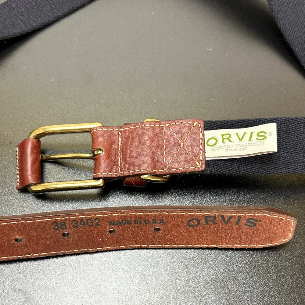 Orvis brown leather