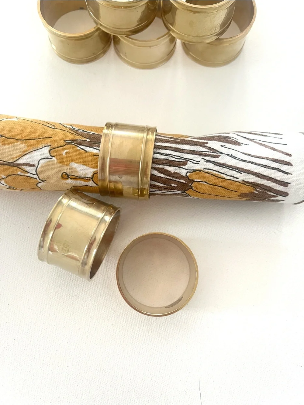 Vintage set brass