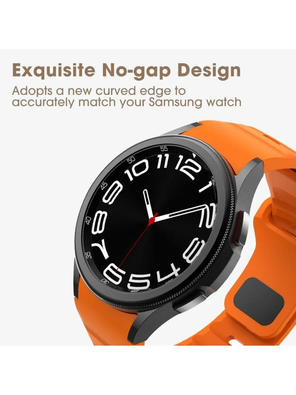 Men's Orange And Yellow Analog Two Pack Replacement Samsung Galaxy Classic Watch