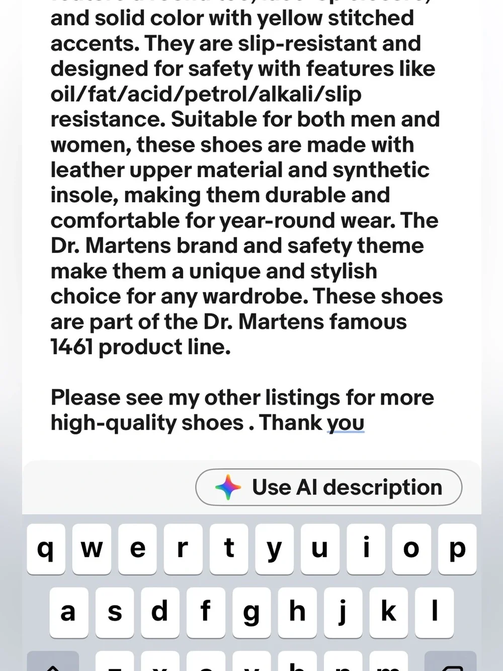 Dr. Martens really good