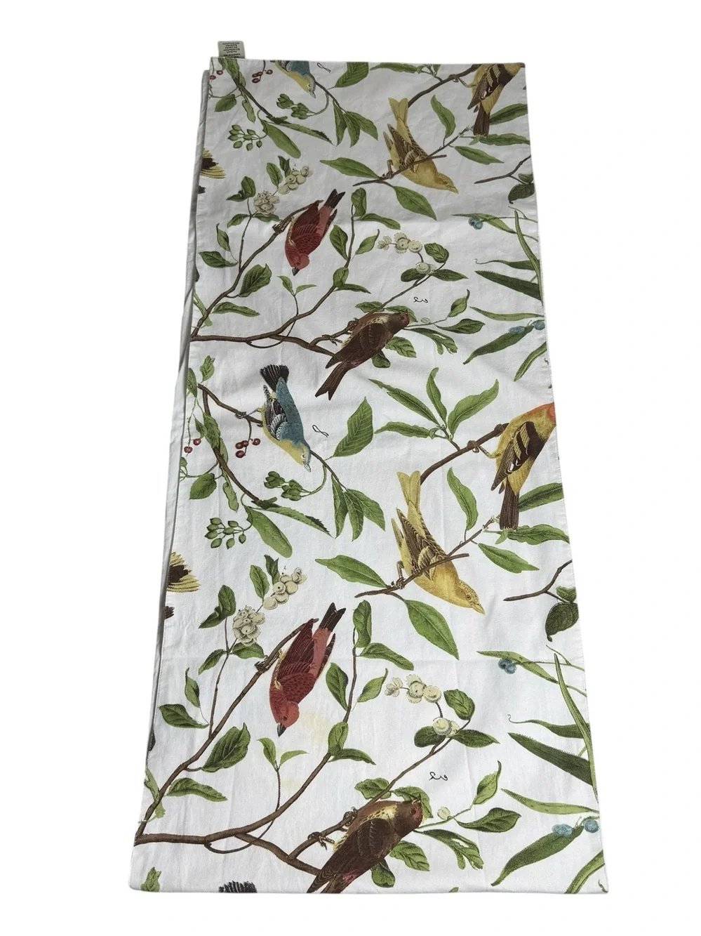 Pottery Barn Spring Sparrow Table Runner Green, Red, Blue, Yellow, Brown **READ