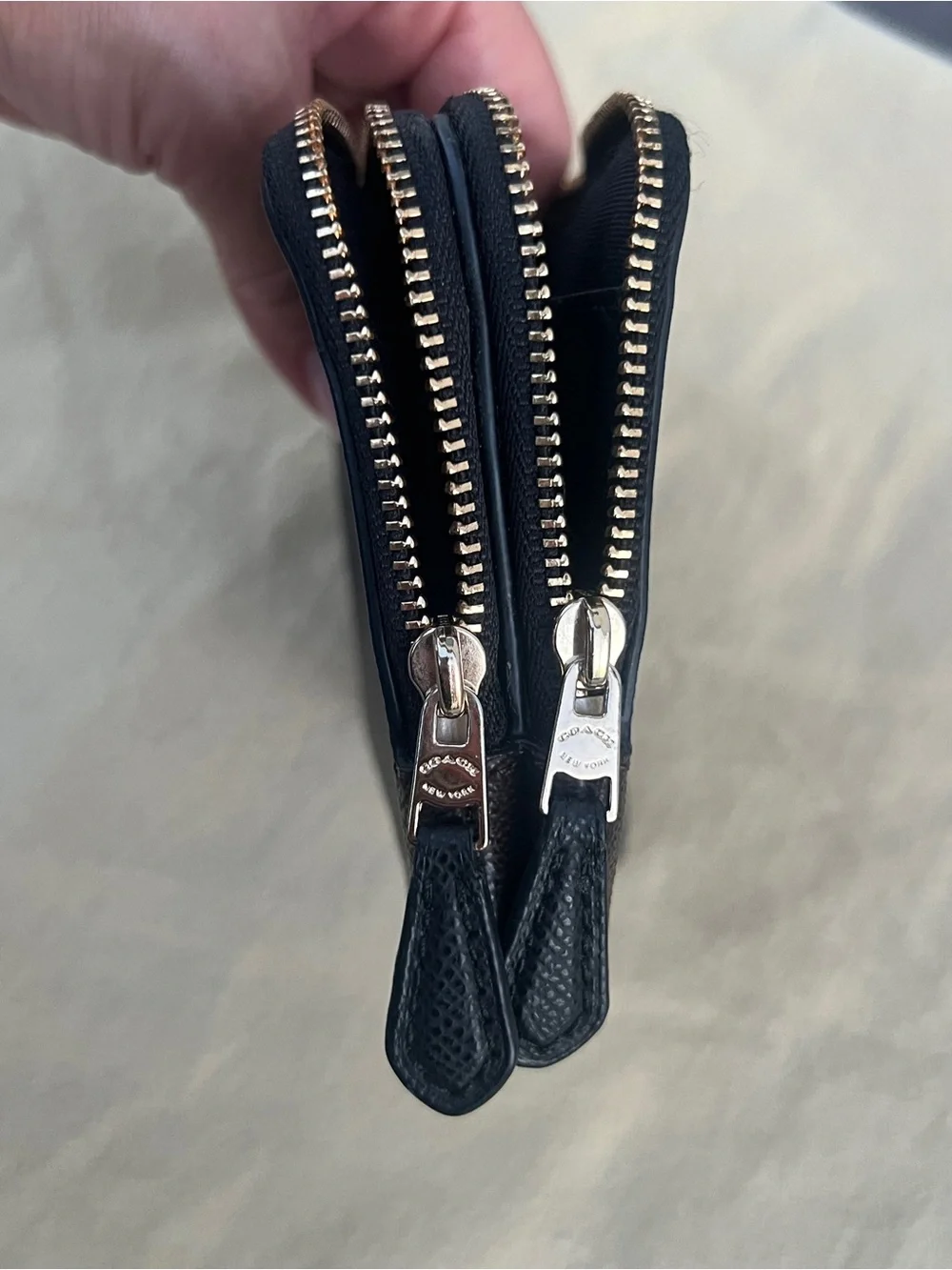 Coach signature pouch