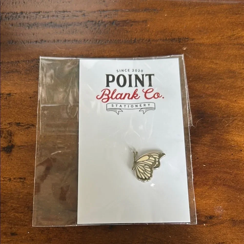 Point Blank Co. Butterfly Pin