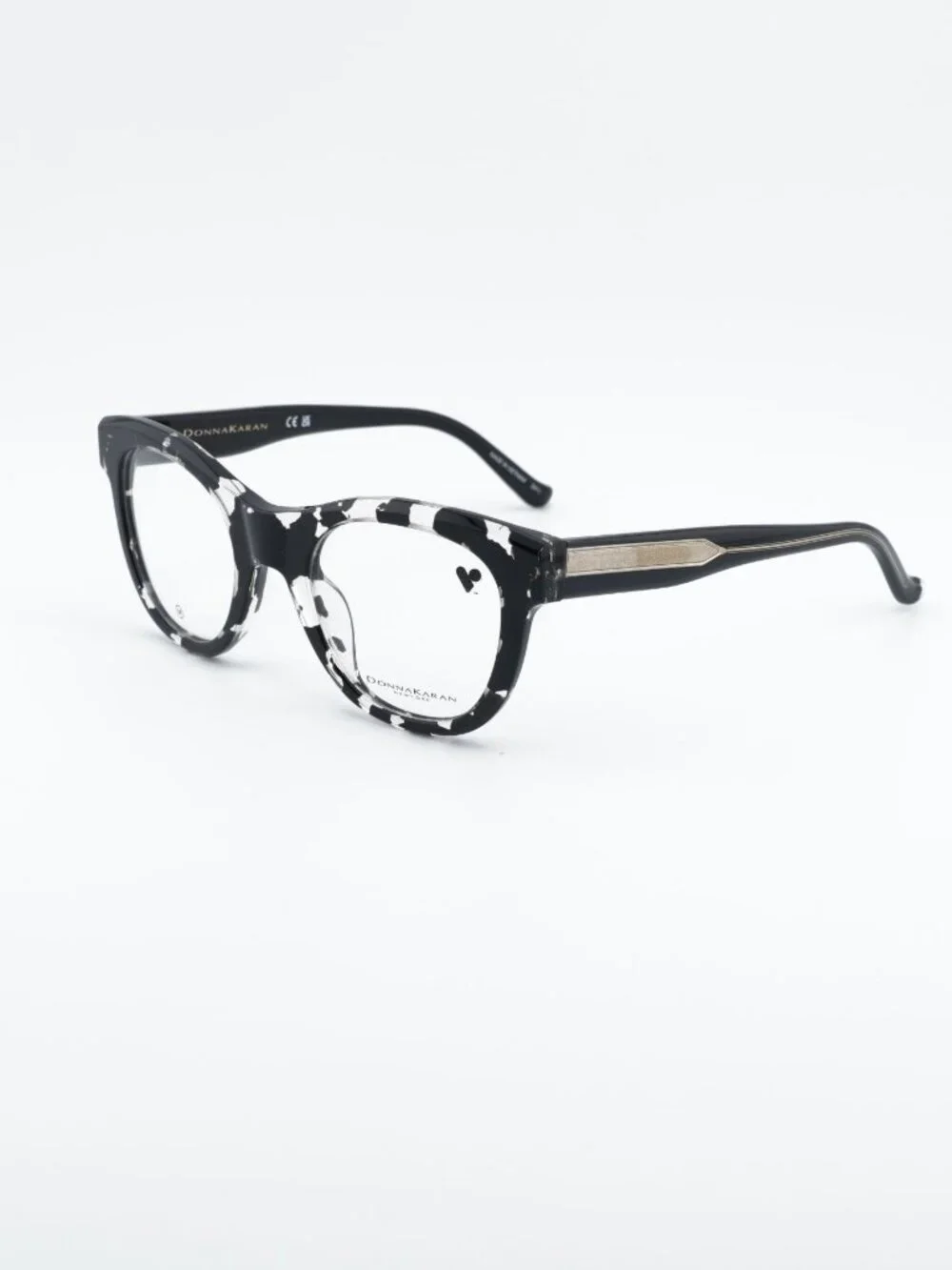 Donna Karan DO5018 010 Eyeglasses - Black Havana 49mm Cat Eye Frame