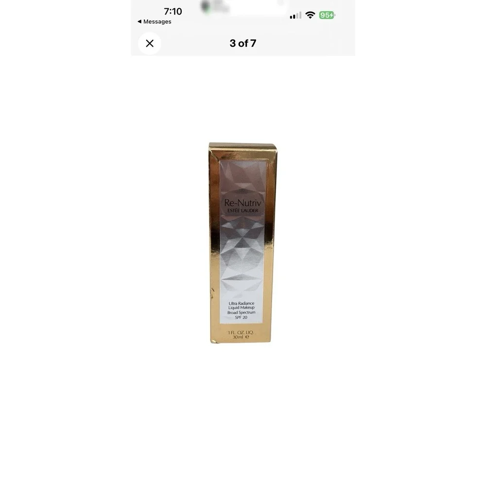 Estee‎ Lauder Foundation Re-Nutriv 7W1 Deep Spice Ultra Radiance Liquid Makeup