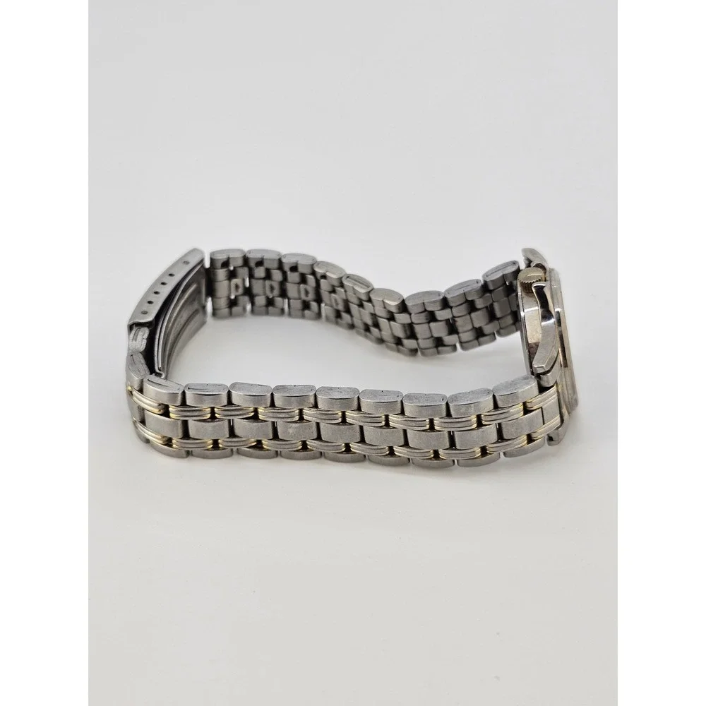 Cherokee‎ Women's Watch 25MM Black Dial Gold Gray Bracelet Band 7