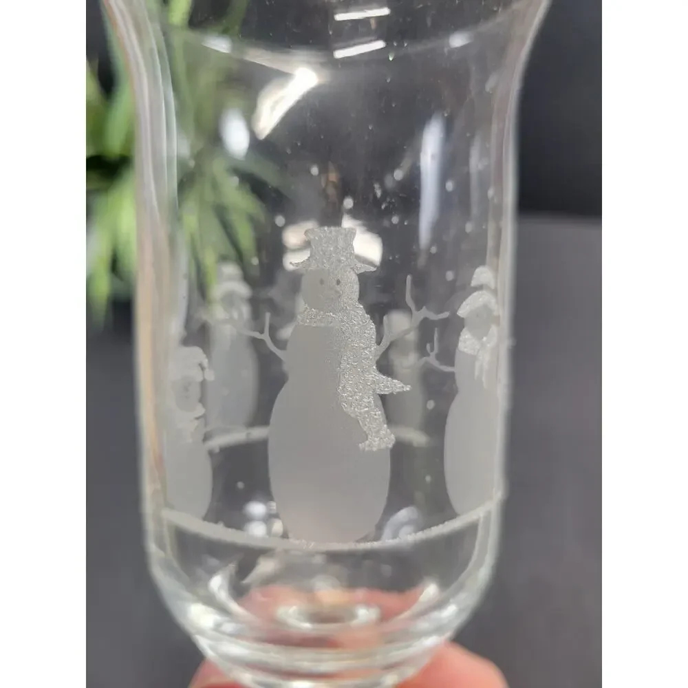 Homco glass winter