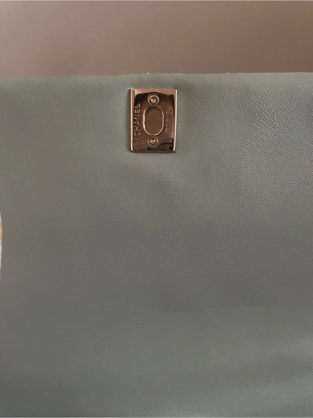 CHANEL quilted leather