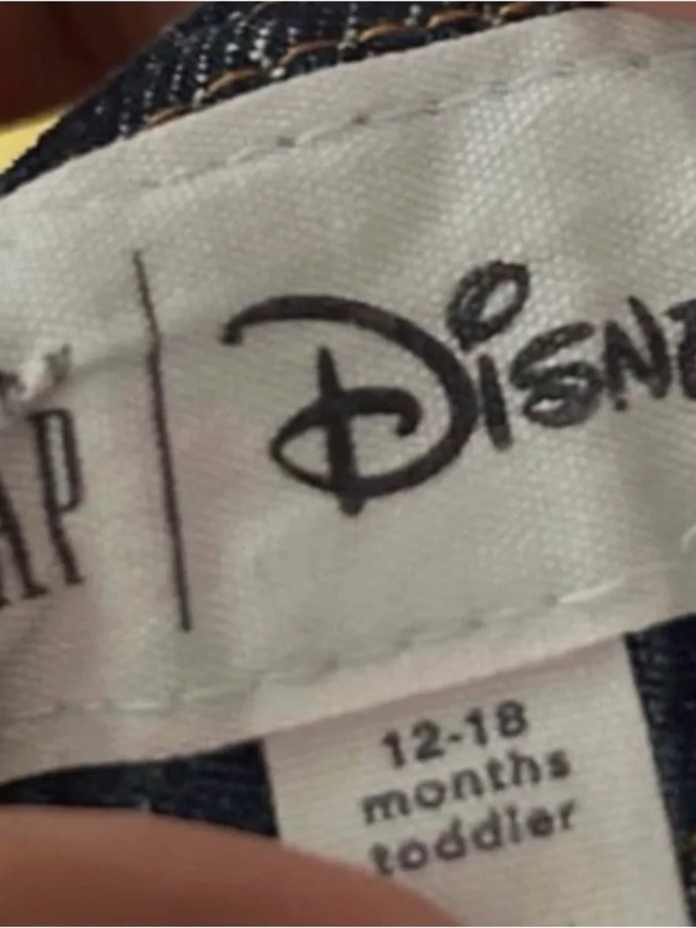 Disney denim overalls