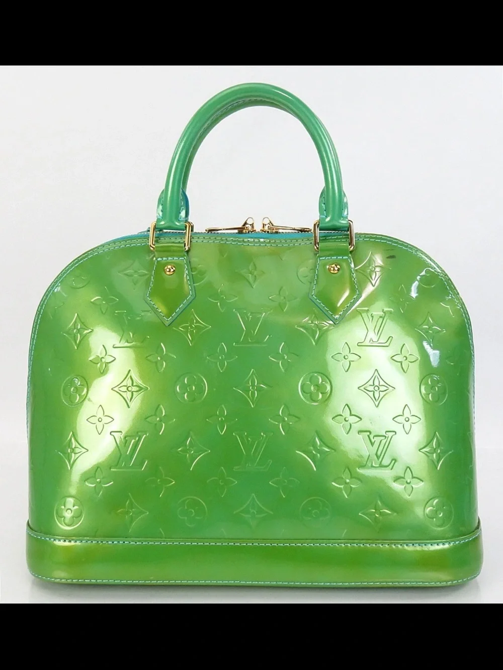 Louis Vuitton shiny green