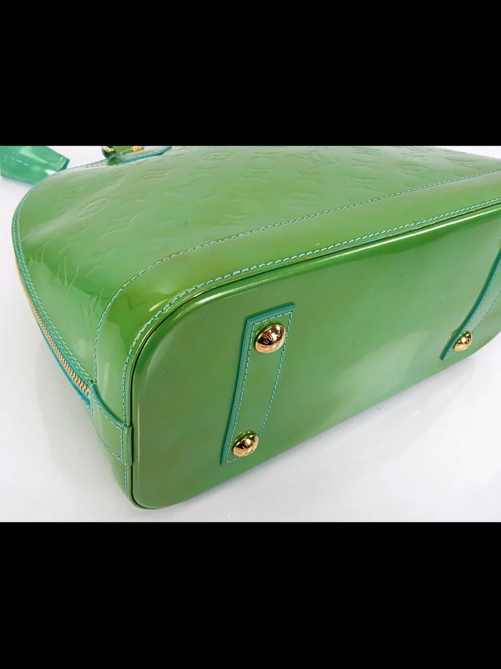 Louis Vuitton shiny green