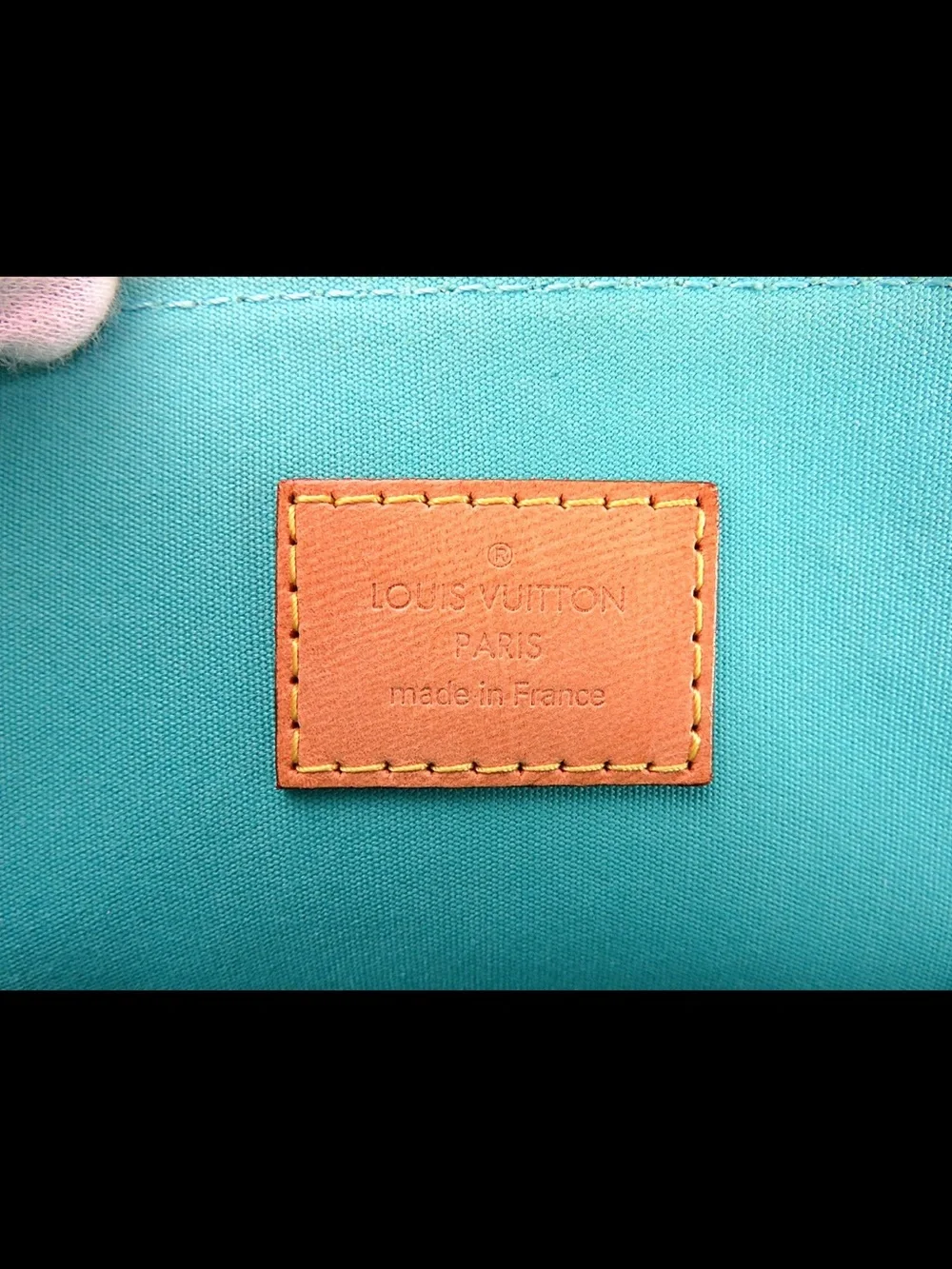 Louis Vuitton shiny green