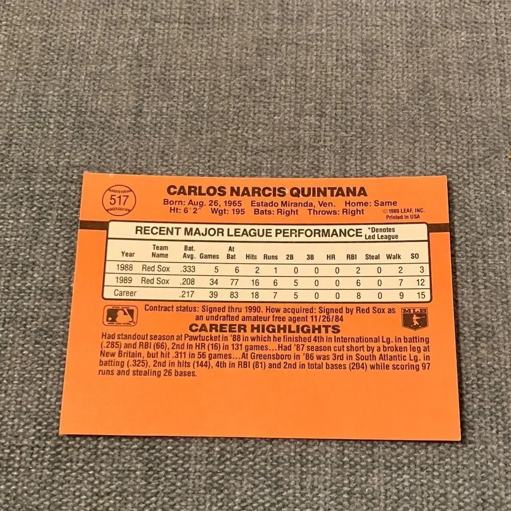 Donruss see pictures
