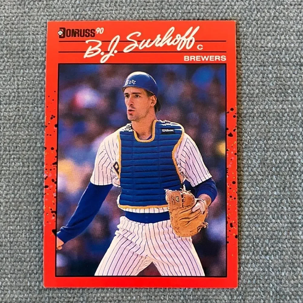 1990 Donruss Milwaukee Brewers Baseball Card Trading Card
