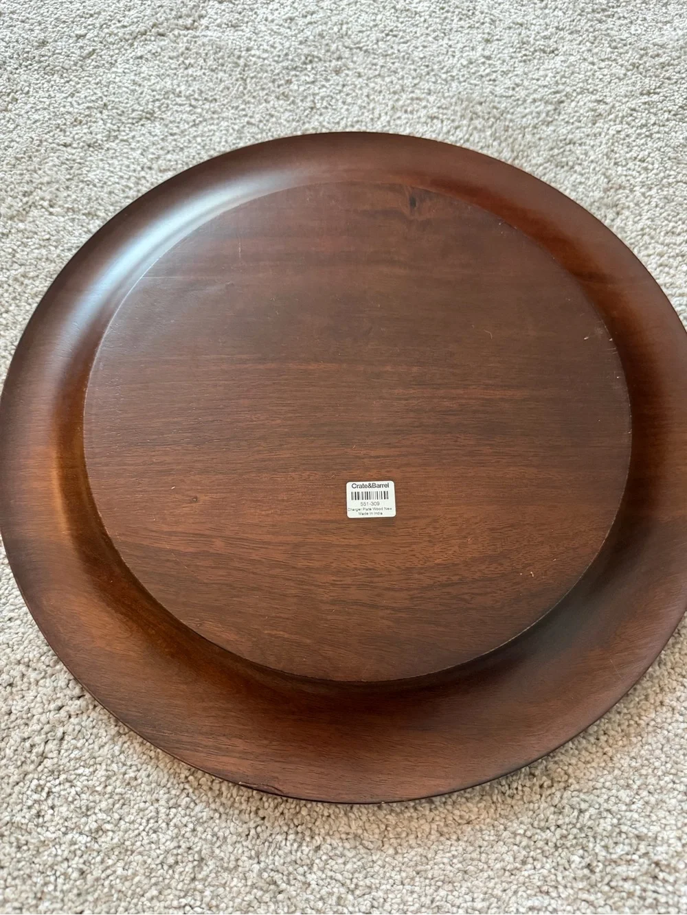 Crate&Barrel elegant brown
