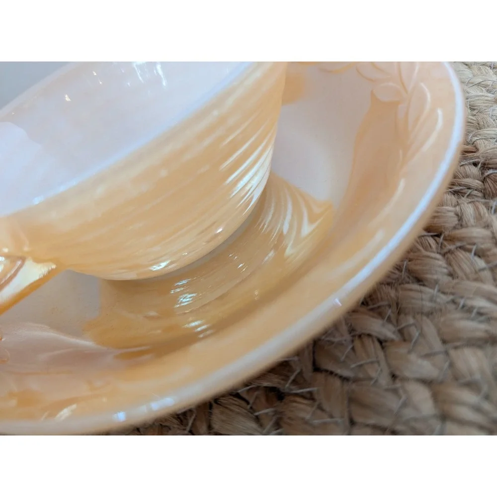 Fire King soup orange bowl