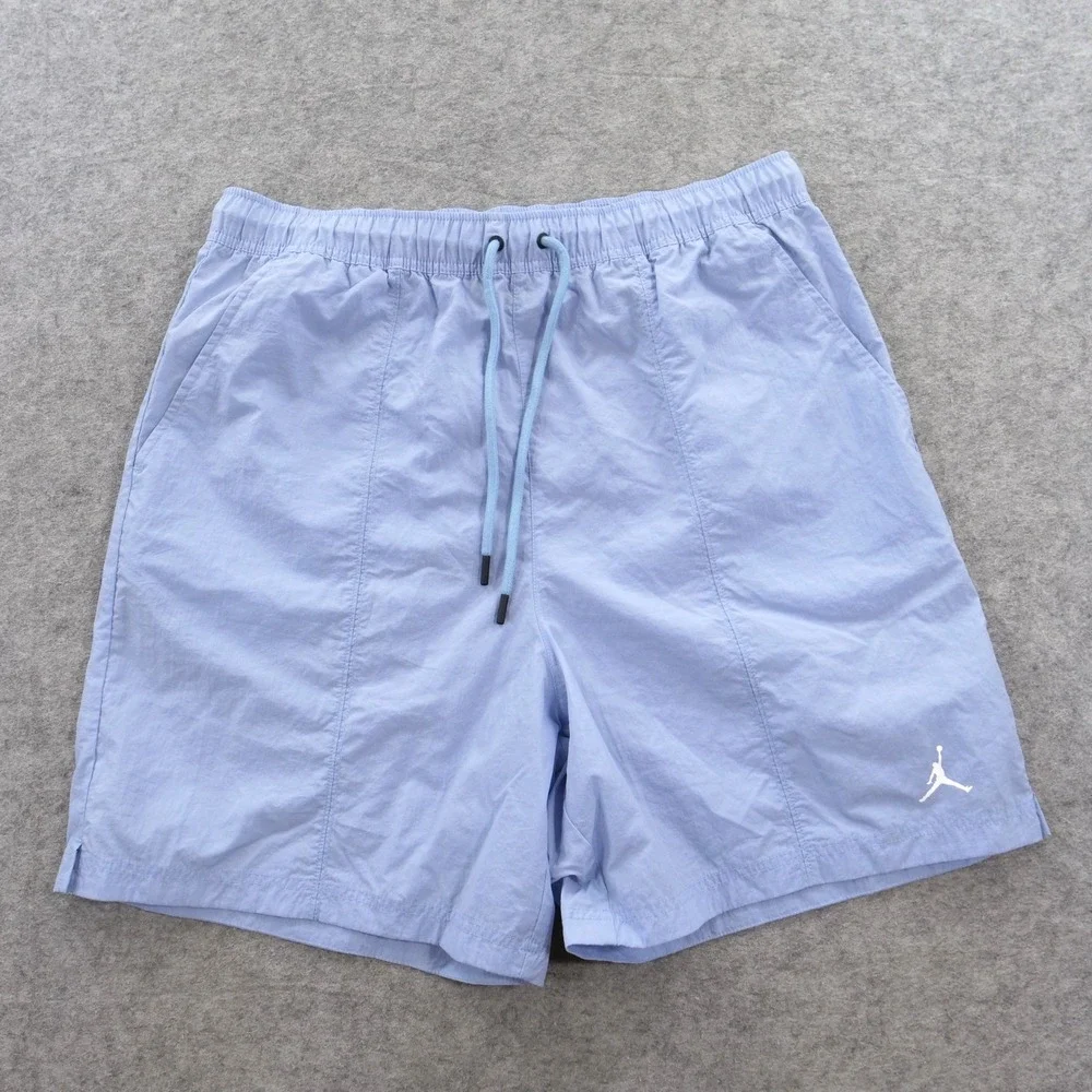 Jordan Shorts Mens Extra Large Blue Nylon Essential Woven Athletic FN4549-436