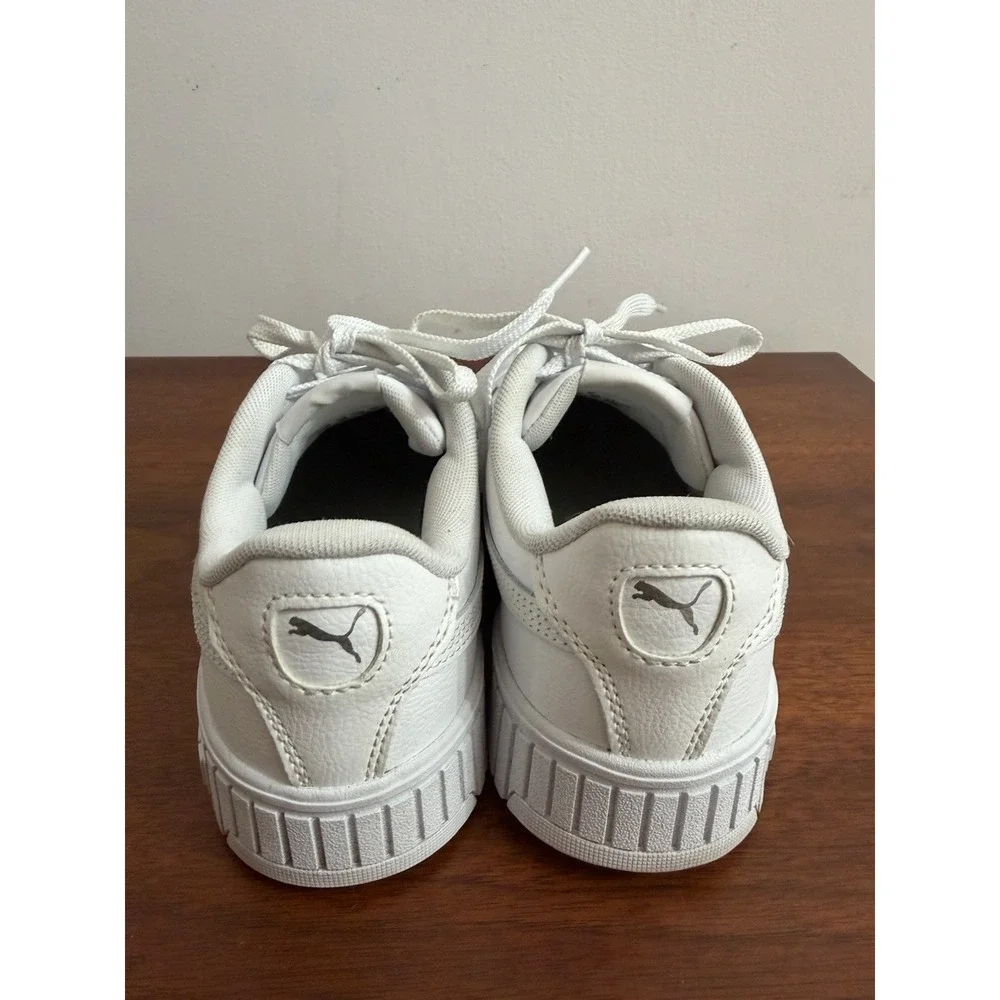 Puma white leather