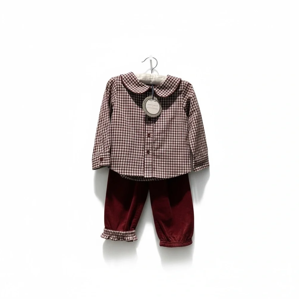 Edgehill Collection       •   burgundy 12m
