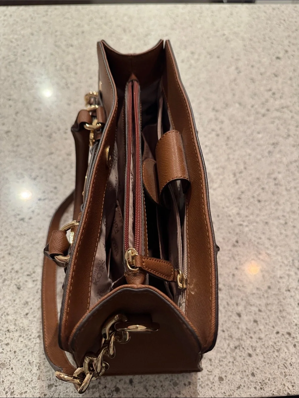 Michael Kors structured saffiano