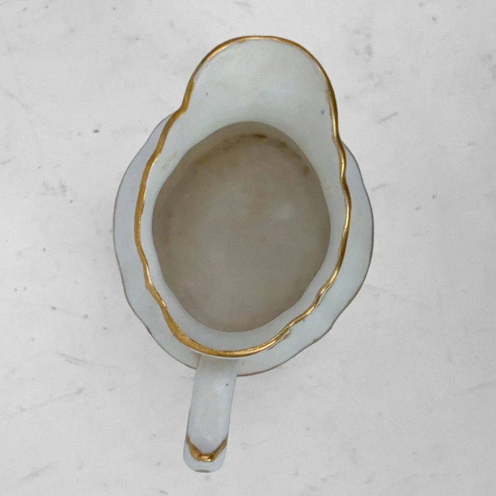 VTG Royal Crown Derby Olde Avesbury Bone China Miniature Creamer England XIV
