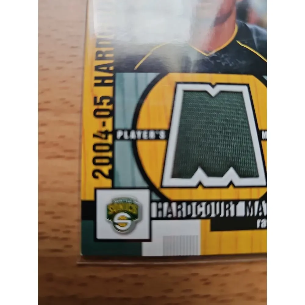 Ray Allen 2004-05 Upper Deck Hardcourt Player Worn Warm-Up SuperSonics