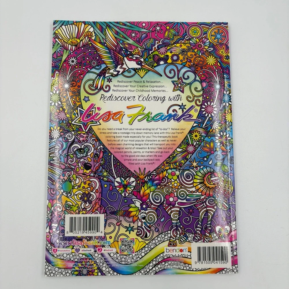 New Lisa Frank Coloring Book Kids‎