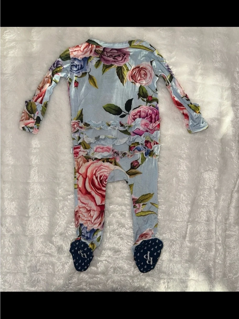 Posh peanut Floral Footie Pajamas newborn